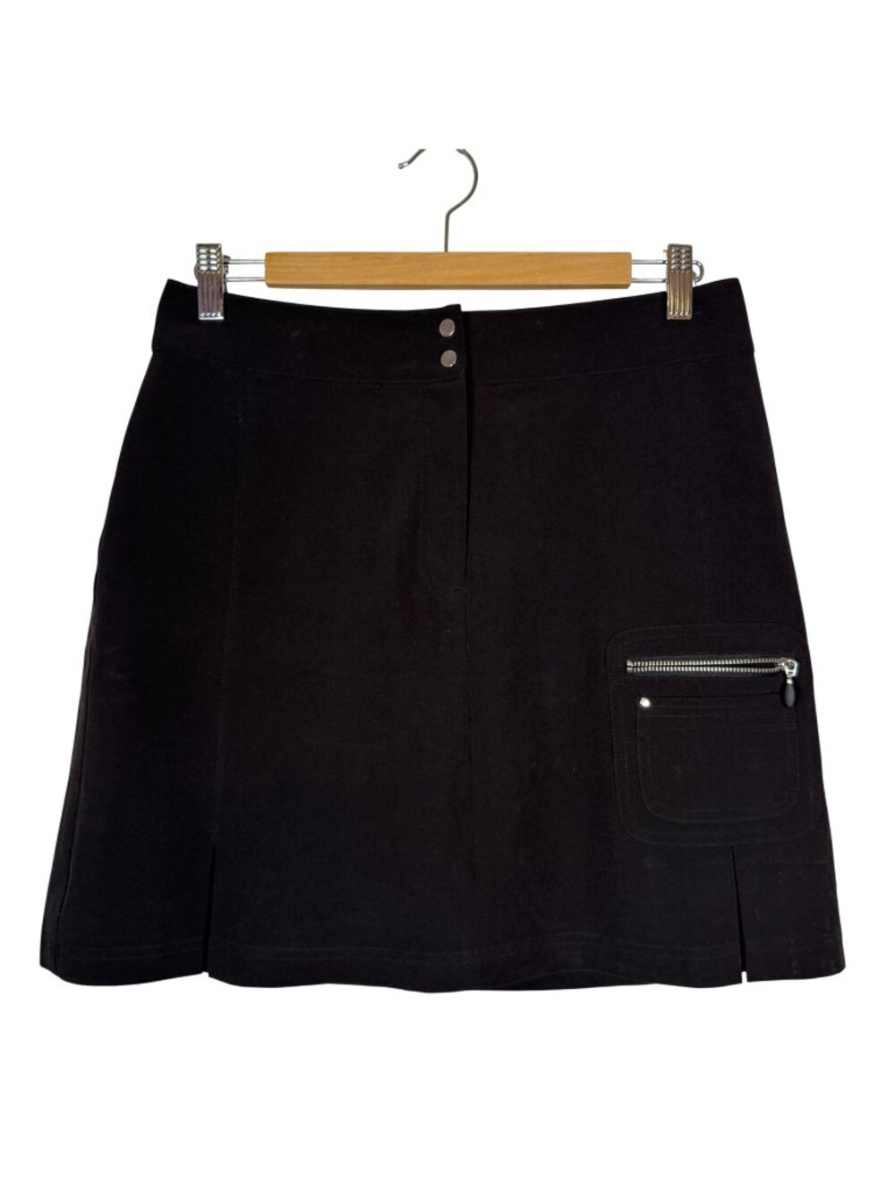 Zenergy Golf By Chicos Small Black Skort Shorts Skater Aesthetic Techwear